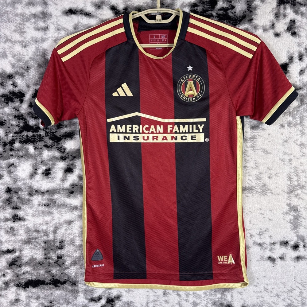 Atlanta United FC 23/24 Home Jersey Adidas Mens Small Slim Fit Football MLS